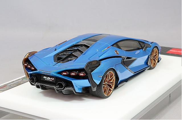 EIDOLON EM533D 1/43 Lamborghini Sian FKP 37 2019 Blu Aegir