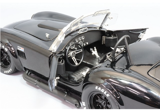 Kyosho KS08047BK 1/18 Shelby Cobra 427 S/C Roadster Black Diecast