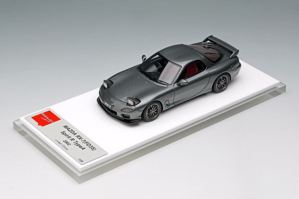 EIDOLON EM817A 1/43 Mazda RX-7 FD3S Spirit R 2002 Headlamp Open Titanium Gray