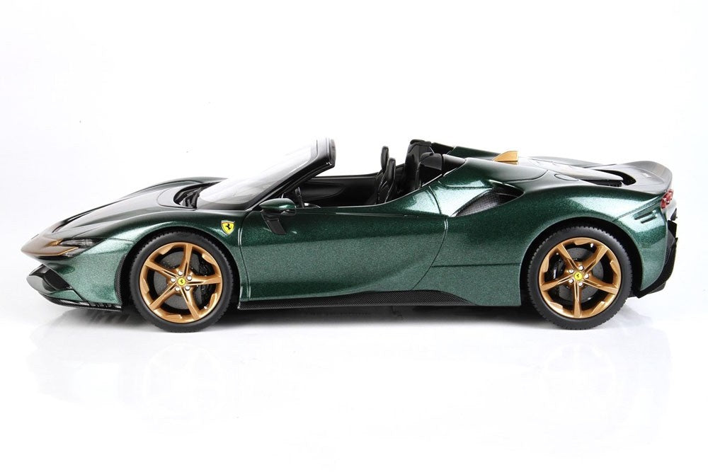 BBR P18198GV 1/18 Ferrari SF90 Spider Pack Fiorano 2021 Verde Zeltweg Ltd 40pcs
