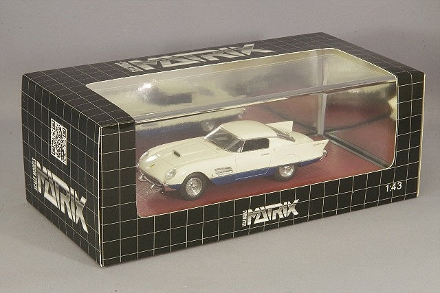 MATRIX MX50604-141 1/43 Ferrari 410 Superamerica Superfast 1956 White Blue Resin
