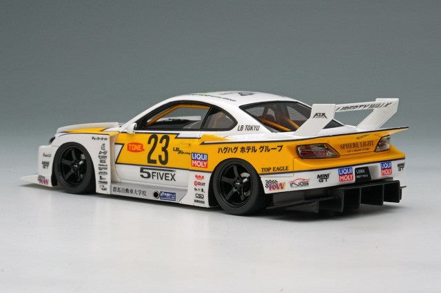 EIDOLON LB026 1/43 Nissan LB-Super Silhouette S15 Silvia White / Yellow Ltd 200