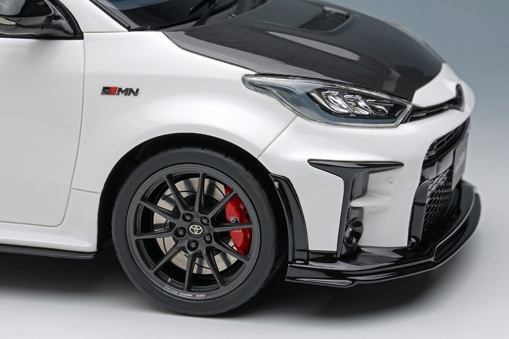 EIDOLON EML133B 1/18 Toyota GRMN Yaris Circuit Package 2022 White Pearl Mica