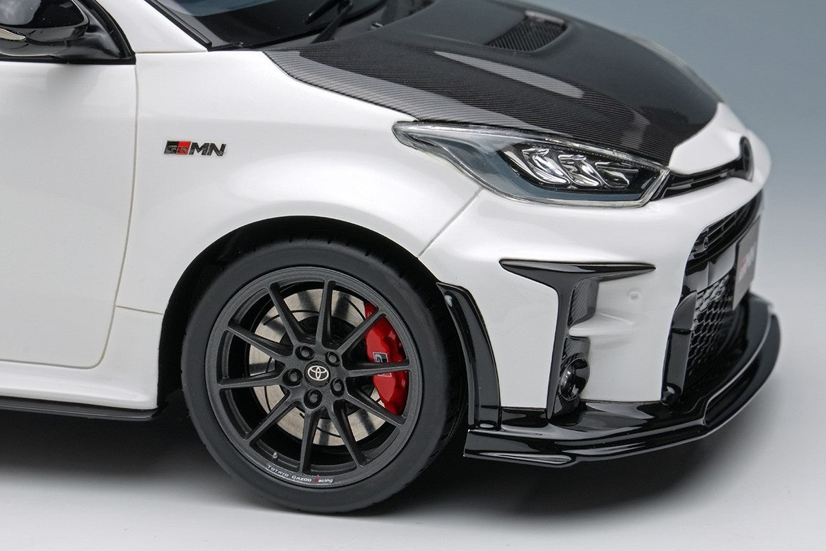 EIDOLON EML133B 1/18 Toyota GRMN Yaris Circuit Package 2022 White Pearl Mica