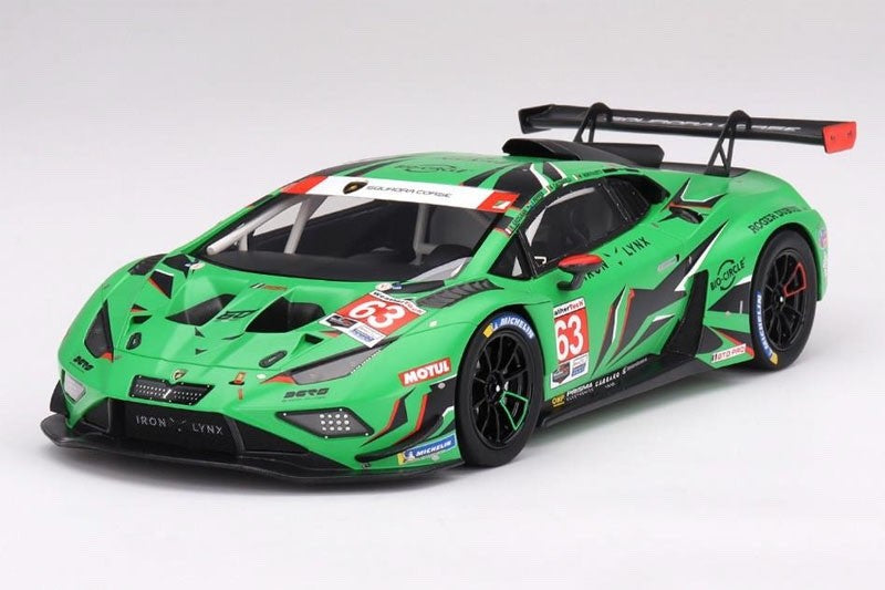 Top Speed TS0534 1/18 Lamborghini Huracan GT3 EVO2 2023 Daytona 24H#63 Iron Lynx