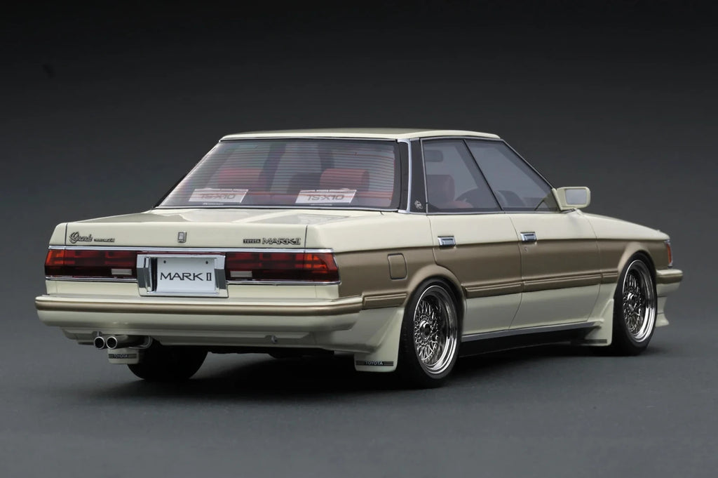 Ignition Model IG3821 1/18 Toyota Mark II Grande GX71 Pearl/Gold Resin