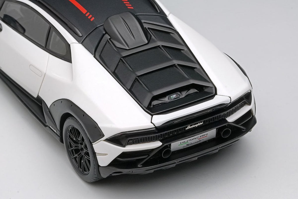 EIDOLON EM738F 1/43 Lamborghini Huracan Sterrato 2024 Matte White Stripe Resin