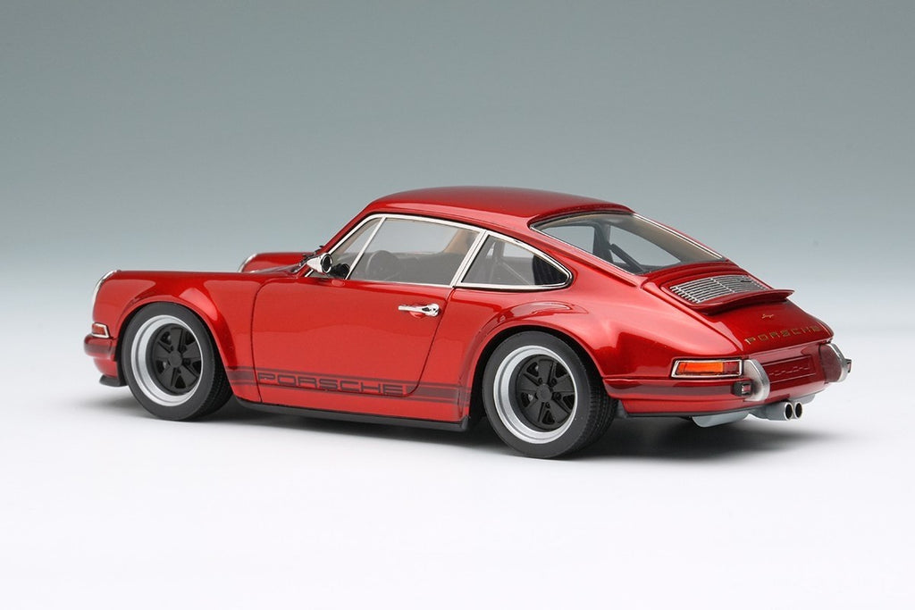 Make Up VISION VM111W 1/43 Singer 911 (964) Coupe Dark Candy Red Restomod