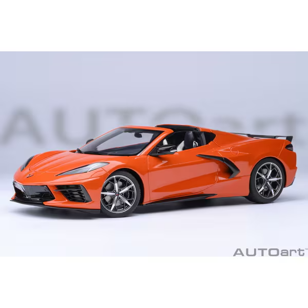 AUTOart 71283 1/18 Chevrolet Corvette C8 Stingray Z51 Orange Diecast