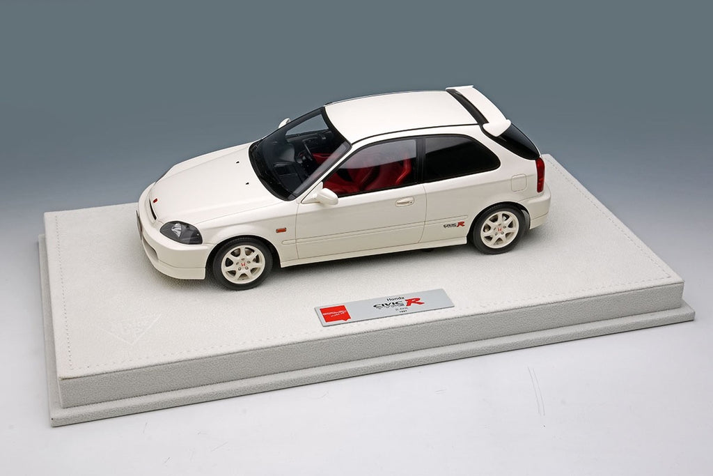 EIDOLON EML115A 1/18 Honda Civic Type R EK9 1997 Championship White Resin