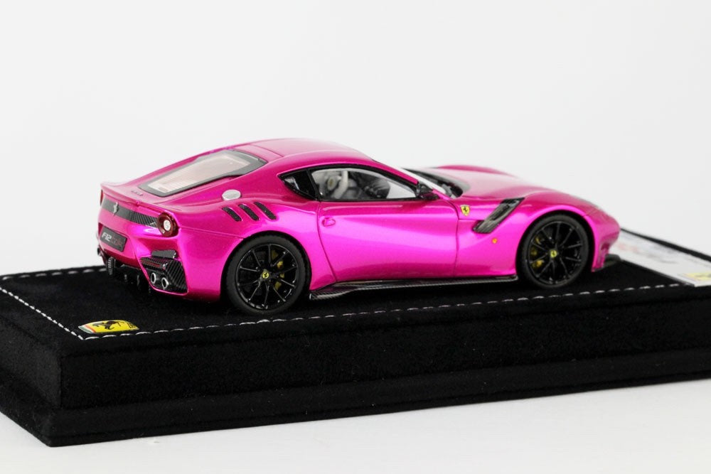 Looksmart LS450SC 1/43 Ferrari F12 TdF 2015 Pink Flash Ltd 25pcs Resin V12