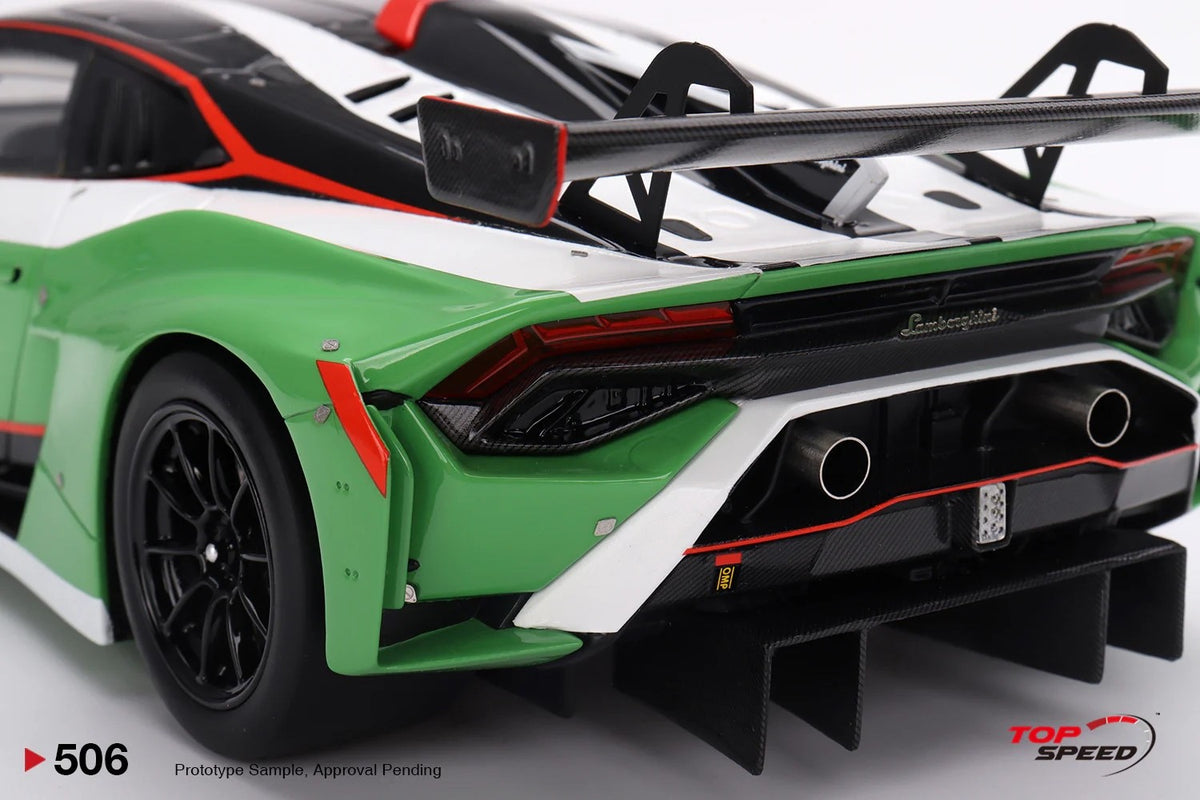 TopSpeed TS0506 1:18 Lamborghini Huracán GT3 EVO2 “Presentation” Resin Model Car