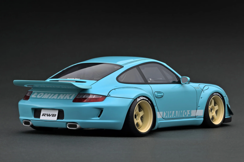 Ignition Model IG3257 1/18 RWB Porsche 911 997 Rauh-Welt Light Green Resin