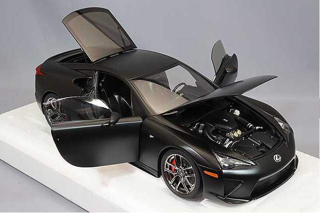 AUTOart 78852 1/18 Lexus LFA Matte Black Composite