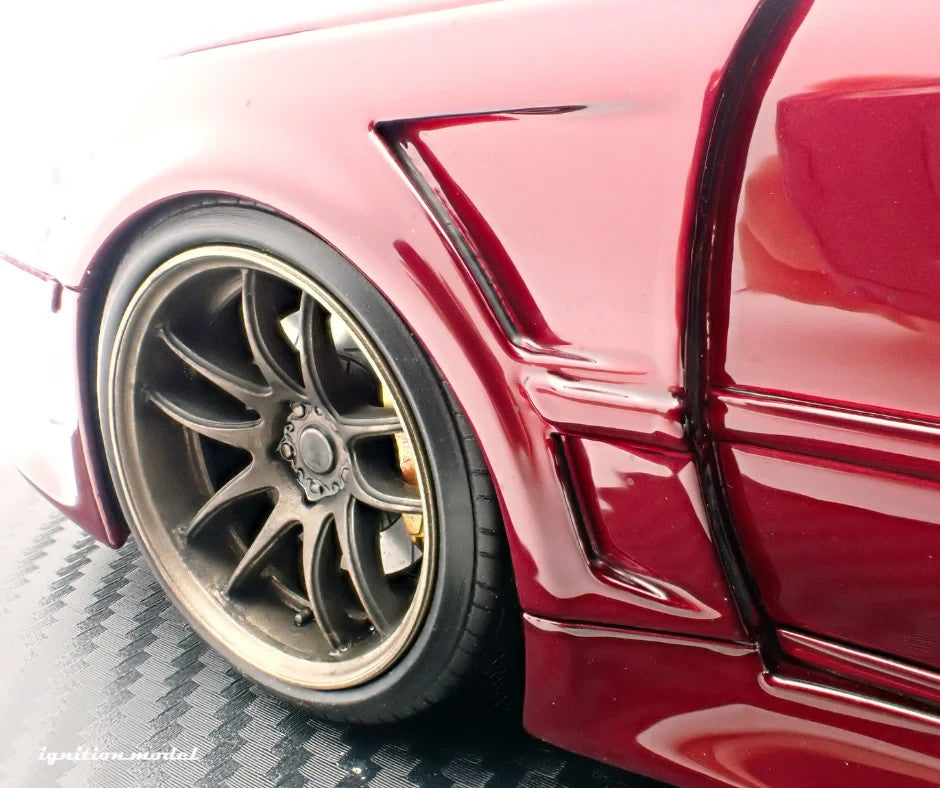 Ignition Model IG3577 1/18 VERTEX Toyota Mark II JZX100 Red Metallic Resin