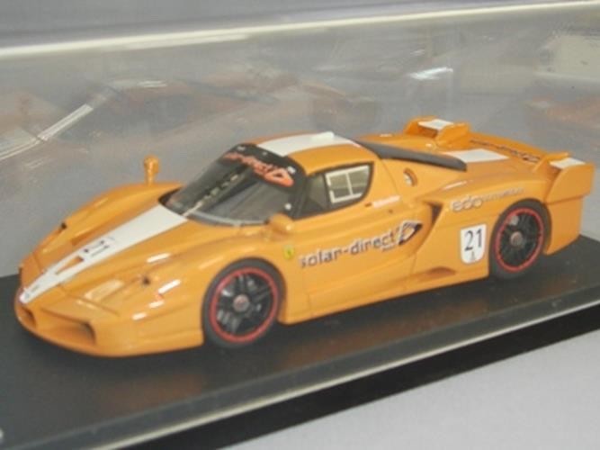 Looksmart LS159F 1/43 Ferrari FXX Solar Direct No.21 Orange Resin Model