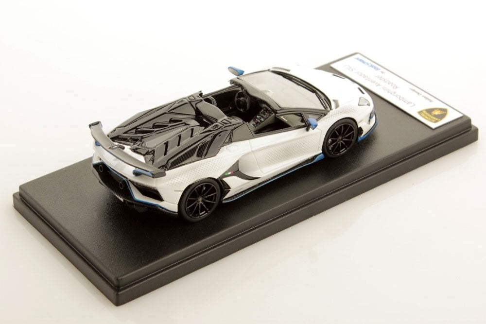 Looksmart LS501XA 1/43 Lamborghini Aventador SVJ Roadster Xago Bianco Asopo