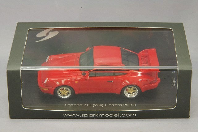Spark CA04314007CN 1/43 Porsche 911 964 Carrera RS 3.8 Red China Edition