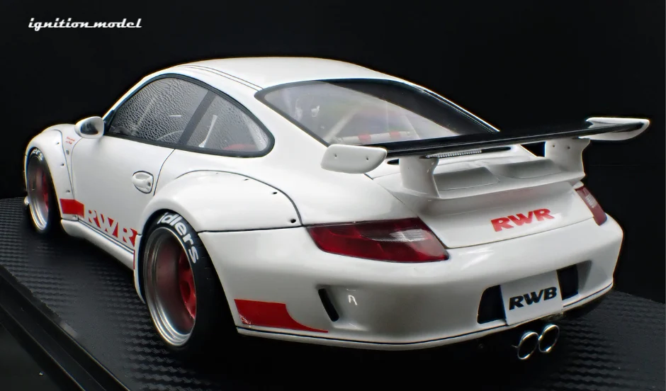 Ignition Model IG3254 1/18 RWB Porsche 911 997 GT3 Rauh-Welt White Resin