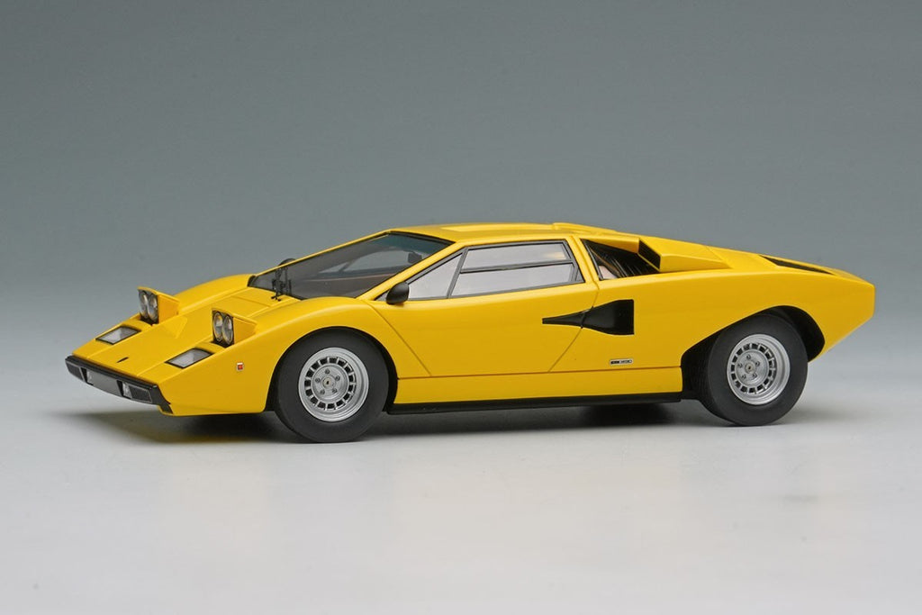 Make Up EIDOLON EM822A 1/43 Lamborghini Countach LP400 1974 Yellow Resin