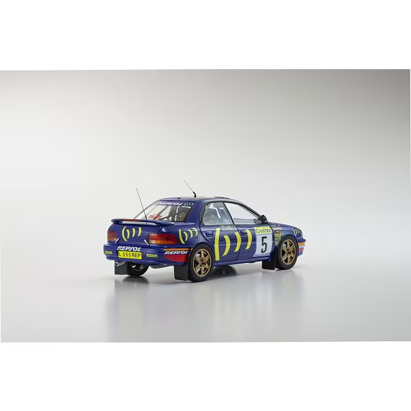 Kyosho KS08962B - 1/18 Subaru Impreza 1995 Monte Carlo #5 [Die-cast Mini Car]