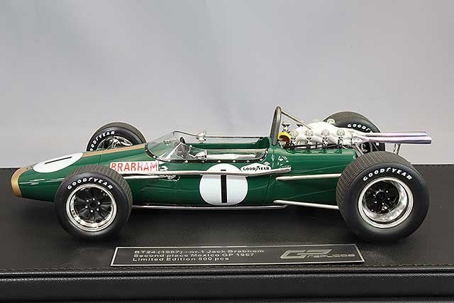 TOPMARQUES GRP122A 1/18 Brabham BT24 1967 Mexico GP #1 Resin