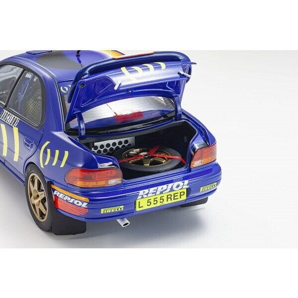 Kyosho KS08962B - 1/18 Subaru Impreza 1995 Monte Carlo #5 [Die-cast Mini Car]