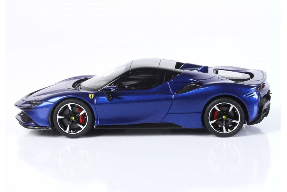 BBR BBRC249B 1/43 Ferrari SF90 Spider Closed Roof Blue Electric Metal Ltd 50pcs