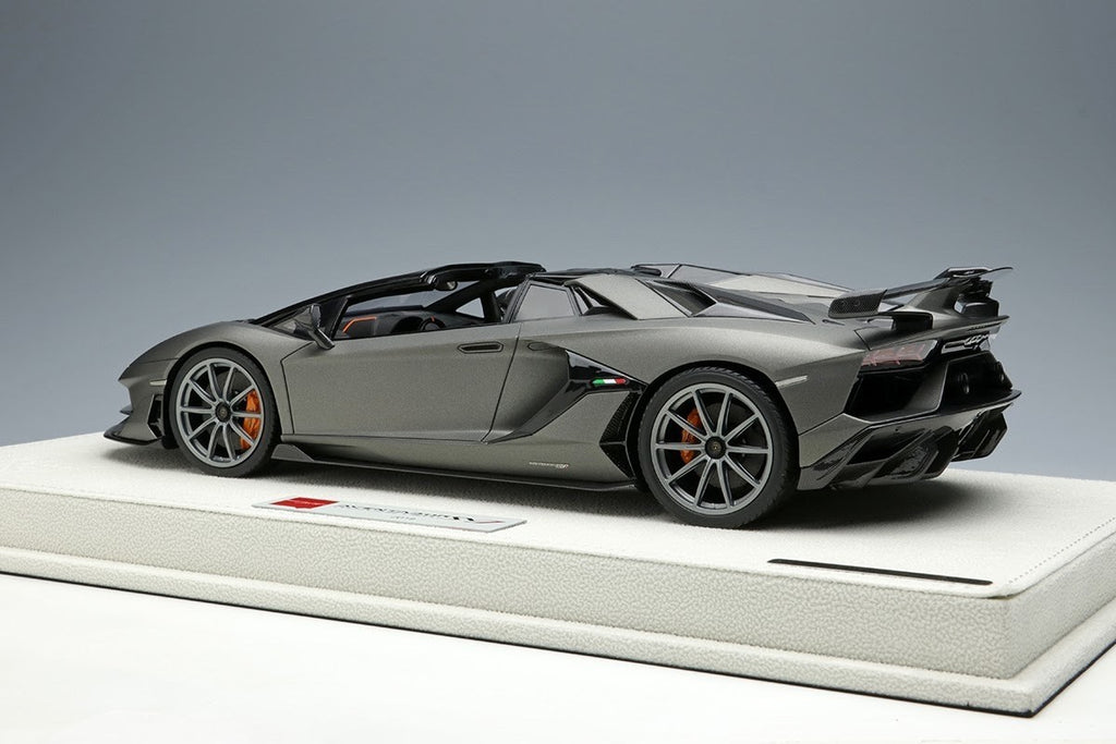 EIDOLON EML028E 1/18 Lamborghini Aventador SVJ Roadster Grigio Titan Resin Car