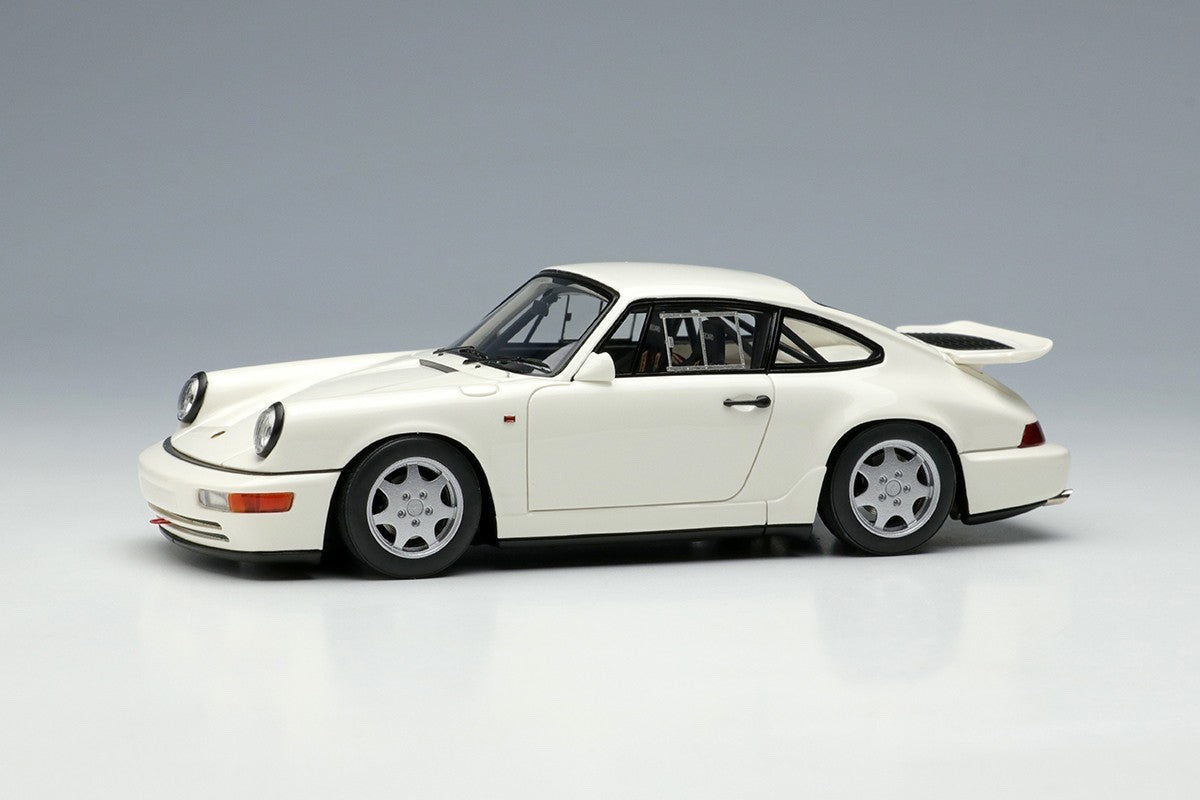 Make Up VISION VM164A 1/43 Porsche 911 Carrera 4 Lightweight Arctic White 1990