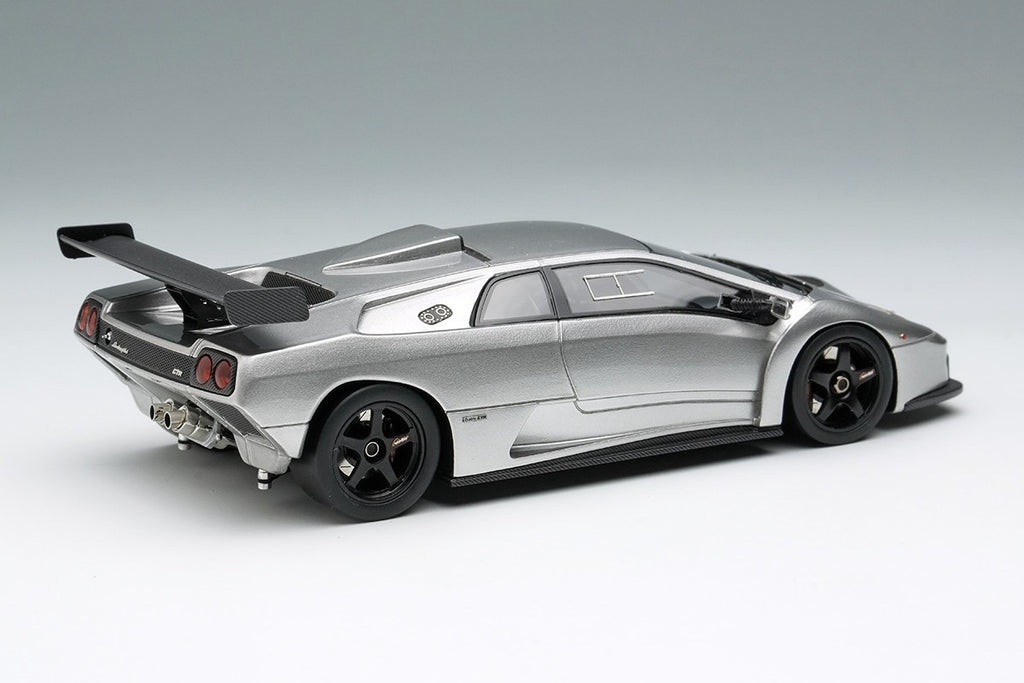Make Up EIDOLON EM786D 1/43 Lamborghini Diablo GTR 1999 Silver Resin