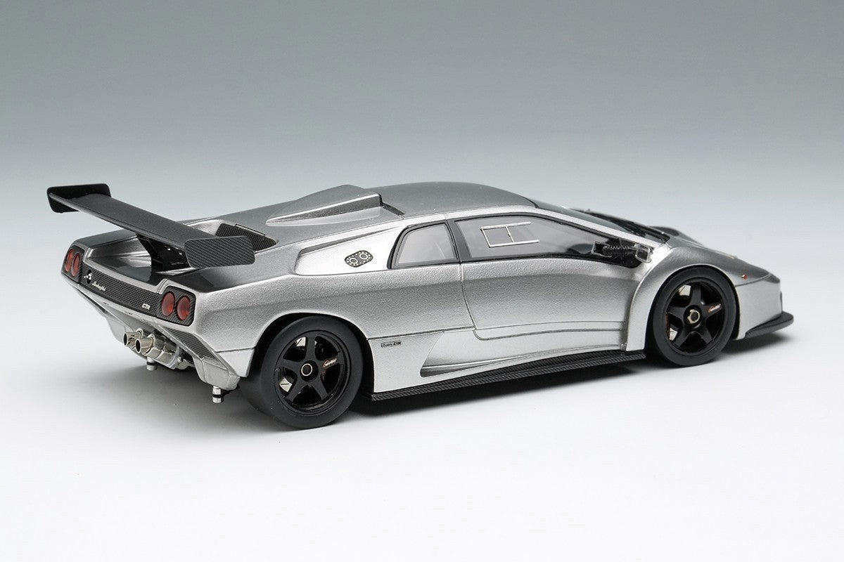 Make Up EIDOLON EM786D 1/43 Lamborghini Diablo GTR 1999 Silver Resin