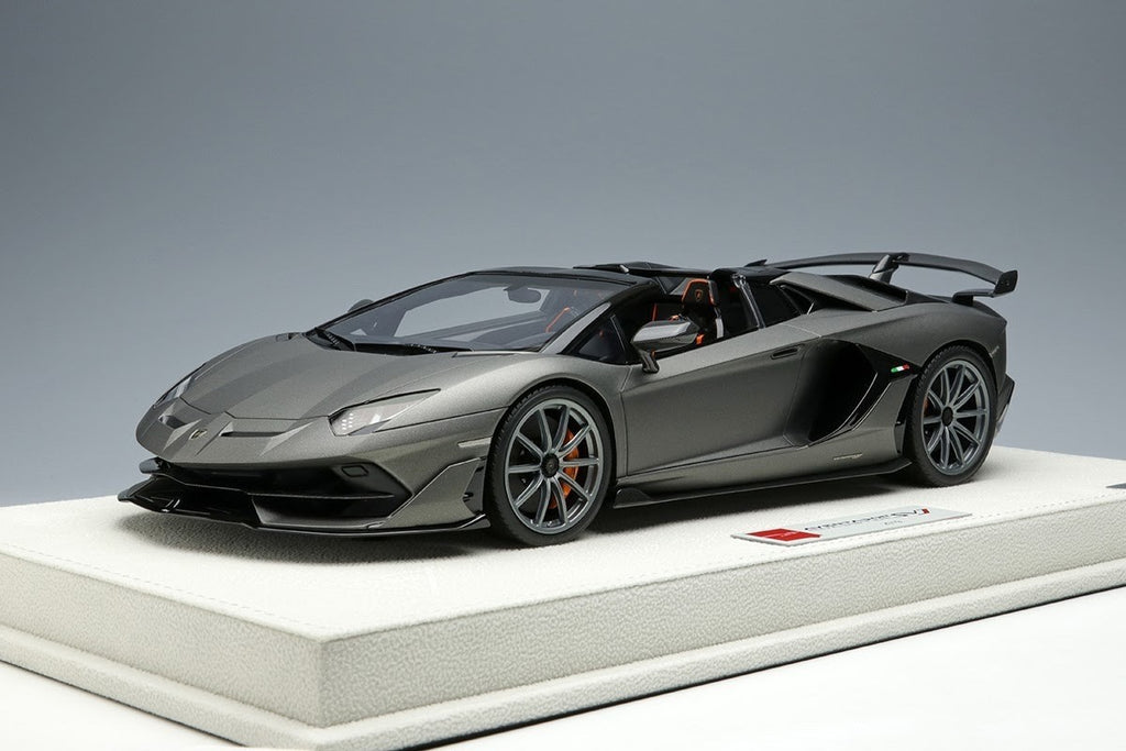 EIDOLON EML028E 1/18 Lamborghini Aventador SVJ Roadster Grigio Titan Resin Car