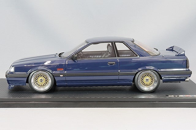 Ignition Model IG3508 1/18 Nissan Skyline GTS-R R31 BBS Blue Black Resin
