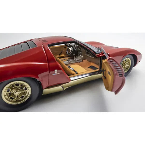 Kyosho KS08314R 1/18 Lamborghini Miura P400 Red Diecast Model Car
