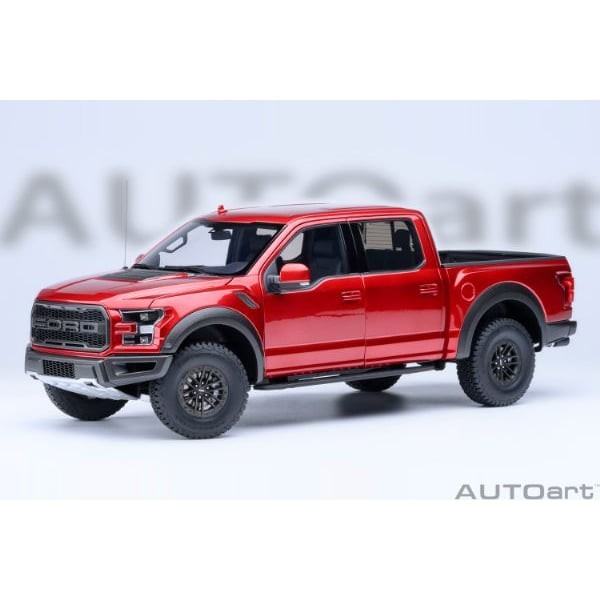 AUTOart 72948 1/18 Ford F-150 Raptor SuperCrew 2019 Red Diecast