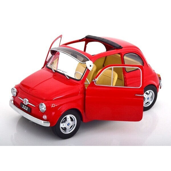 KK Scale KKDC120061 - 1/12 Fiat 500 F Custom 1968 Red [Die-cast Mini Car]