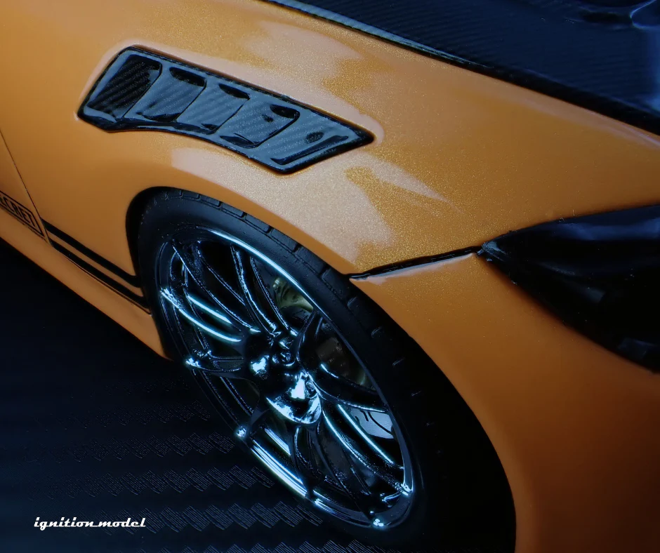 Ignition Model IG3382 1/18 TOP SECRET Nissan Fairlady Z RZ34 Orange Met Resin