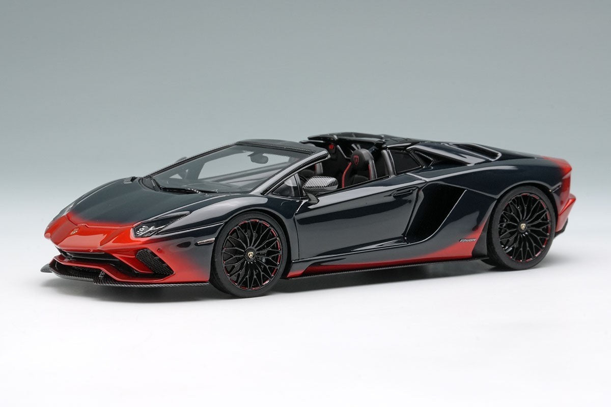 EIDOLON EM767B 1/43 Lamborghini Aventador S Roadster 50th Japan 2018 Rosso