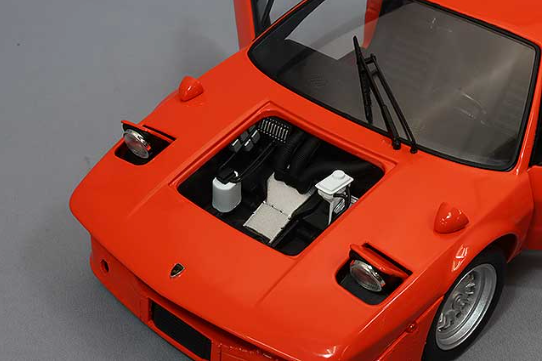 Kyosho KS08445P 1/18 Lamborghini Urraco Rally Orange Openable Diecast