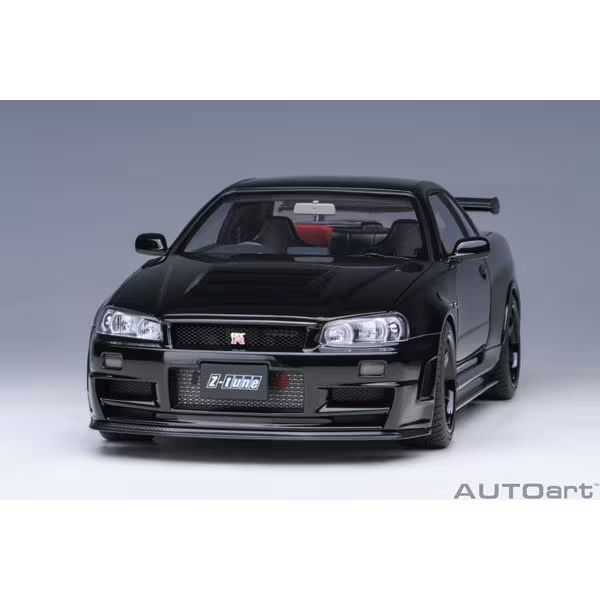 AUTOart 77463  1:18 Nissan Skyline GT-R R34 NISMO Z-tune Black Pearl Diecast