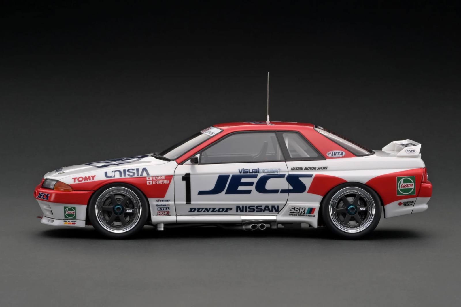 Ignition Model IG3141 1/18 JECS Nissan Skyline GT-R R32 1992 JTC with Hasemi