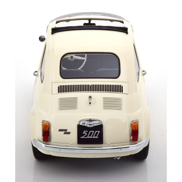 KK Scale KKDC120062 - 1/12 Fiat 500 F Custom 1968 Cream [Die-cast Mini Car]