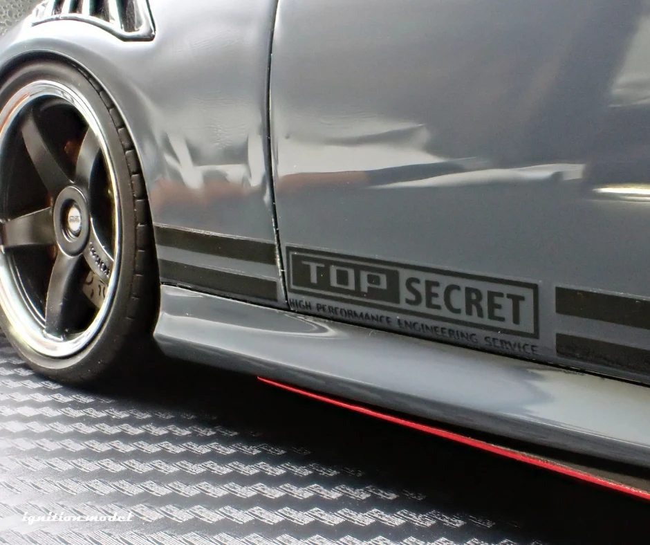 Ignition Model IG3388 1/18 TOP SECRET Nissan Fairlady Z RZ34 Stealth Gray Resin