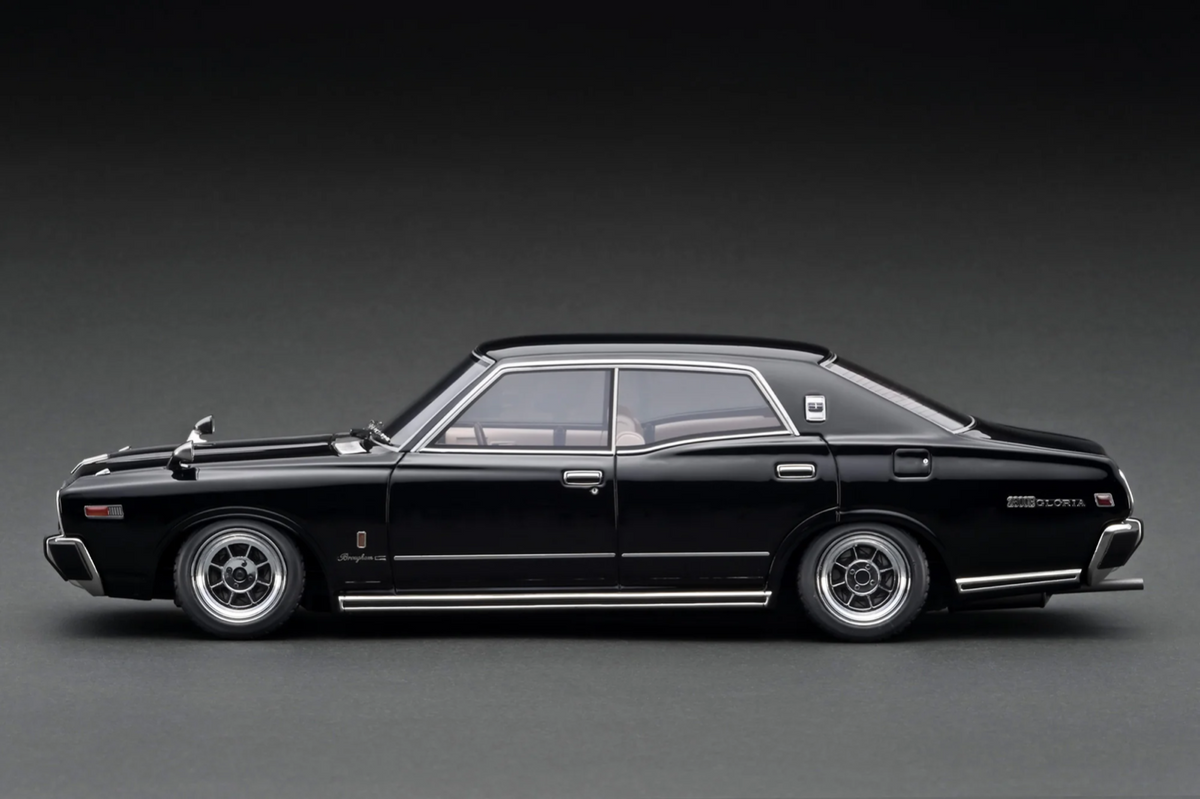 Ignition Model IG3555 1/18 Nissan Gloria Brougham 330 Shakotan Black Resin