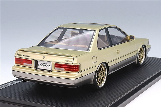 Ignition Model IG3816 1/18 Nissan Leopard Ultima F31 Gold/Silver Resin