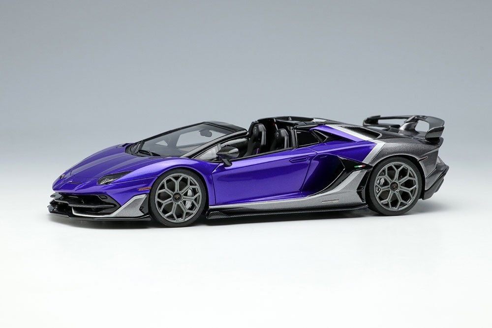 EIDOLON EM669C 1/43 Lamborghini Aventador SVJ Roadster  2020 Viola Hestia Lmited