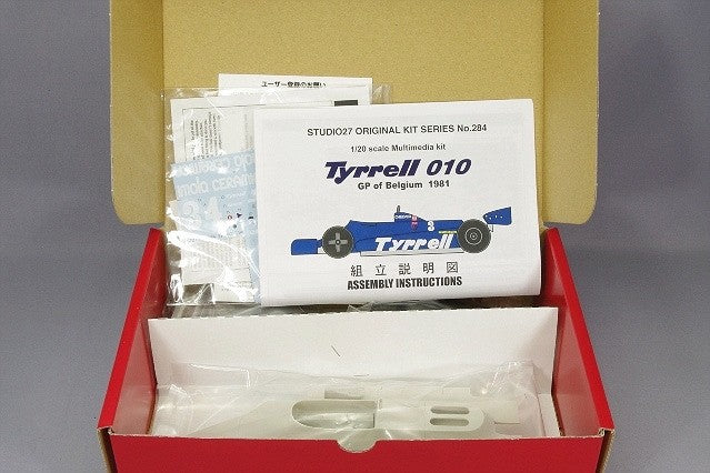 STUDIO27 ST27-FK20284 1/20 Tyrrell 010 1981 F1 Belgian GP Resin Conversion Kit