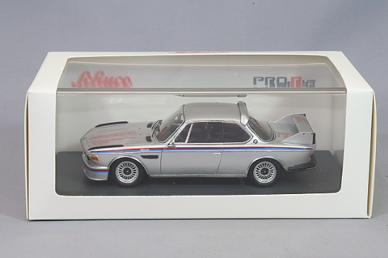 Schuco PRO.R43 SC450936400 1/43 BMW 3.0 CSL 1973 Silver Resin