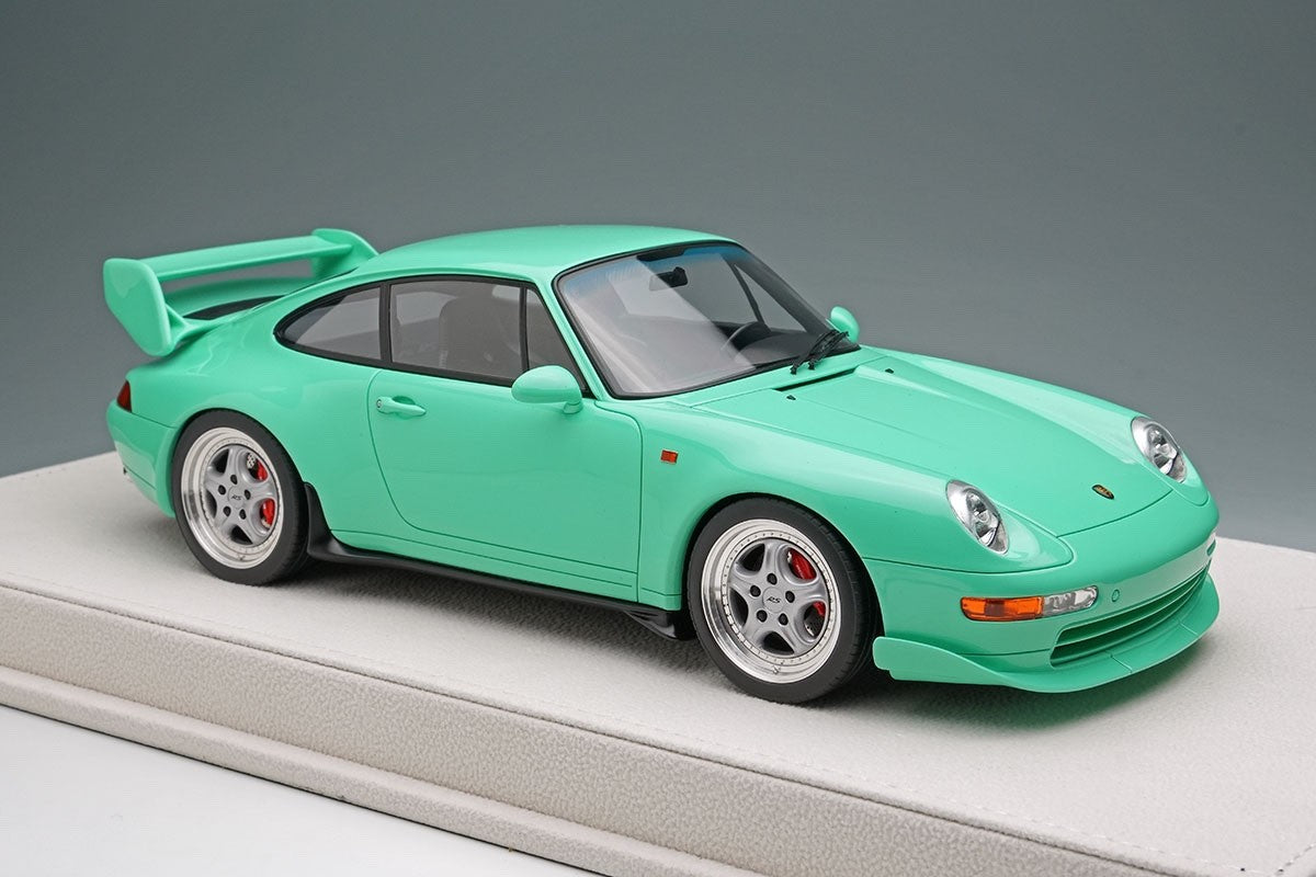 Make Up EIDOLON EML095I 1/18 Porsche 911 993 Carrera RS 1995 Japan Mint Green